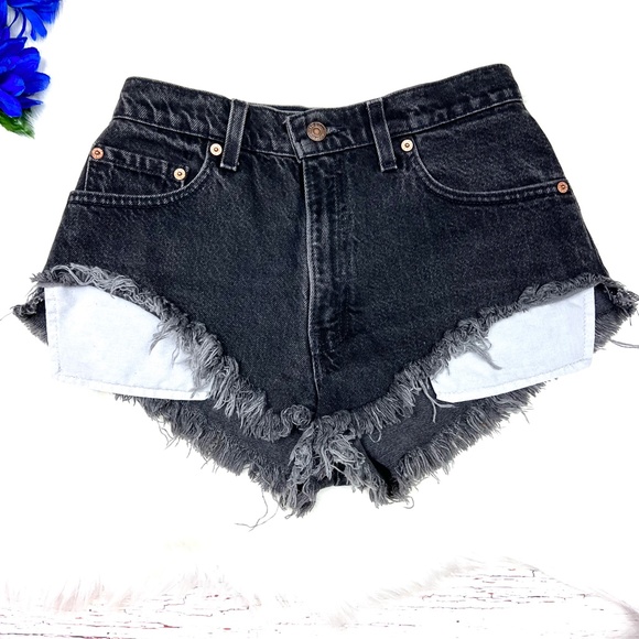 Levi's Pants - VINTAGE |•LEVI'S•| Rad AWESOME Denim High Waist Shortie Short Jeans Shorts